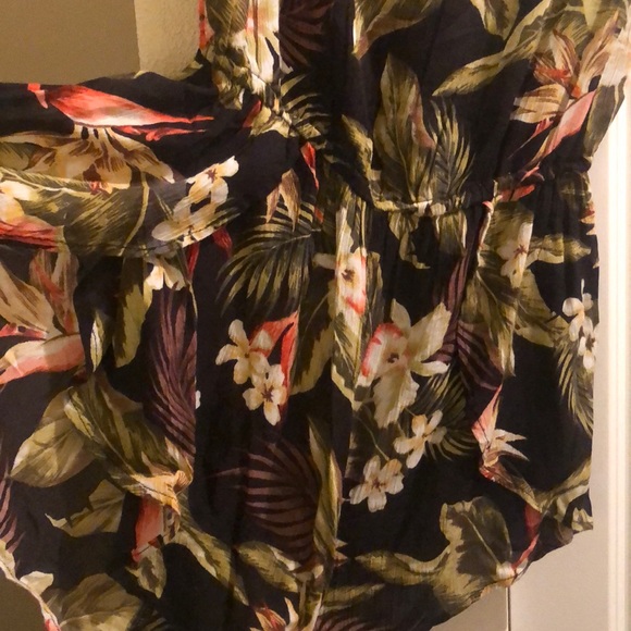 BILLABONG STRAPLESS FLORAL ROMPER - Picture 3 of 4